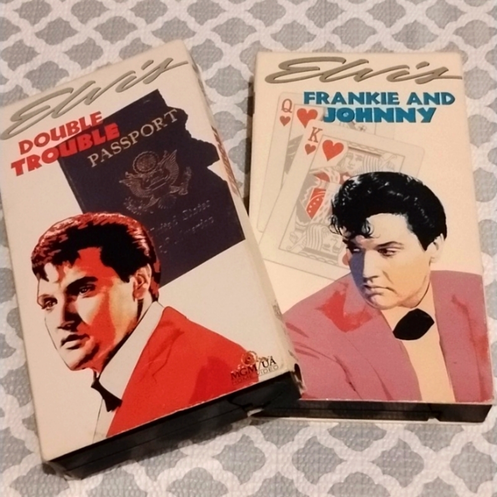 2 Elvis VHS Frankie and Johnny, Double Trouble